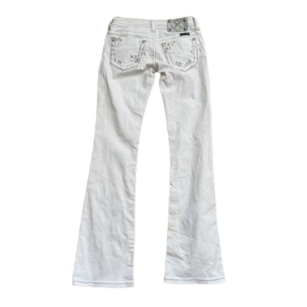 Miss Me White Boot Jeans - Picture 4 of 7
